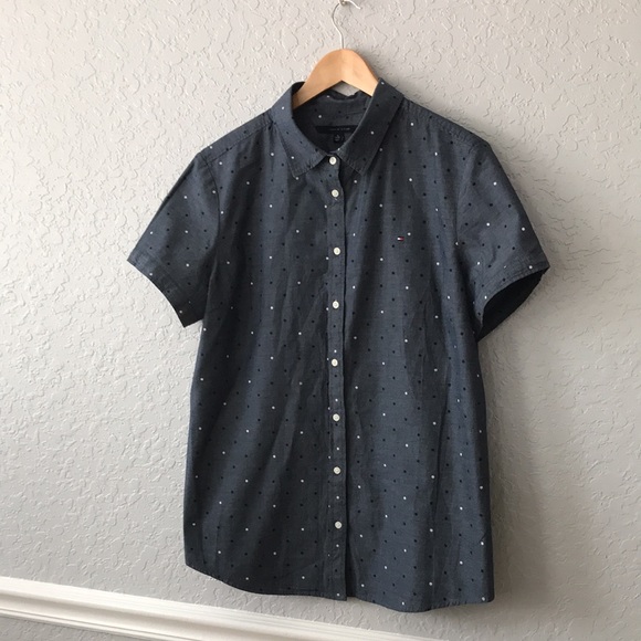 New Tommy Hilfiger women’s shorts sleeve shirt - Picture 7 of 8
